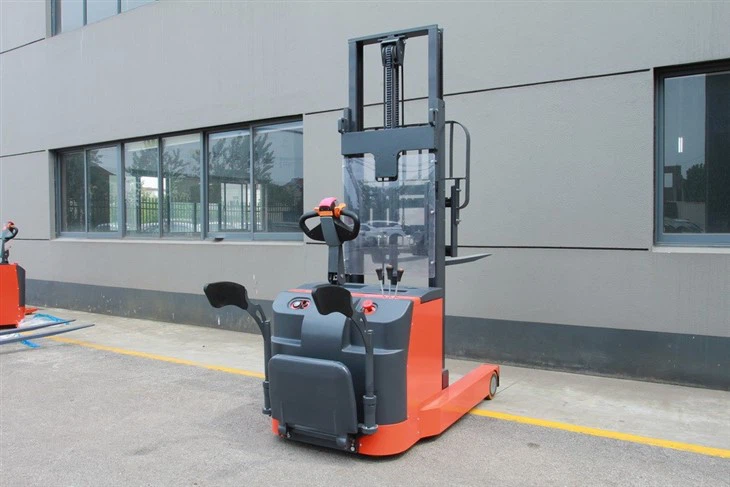 1.0ton 1.2 Ton 1.5ton Full Electric Reach Lift Stand-on Pallet Stacker Q1316/Q1318/Q1330/Q1337