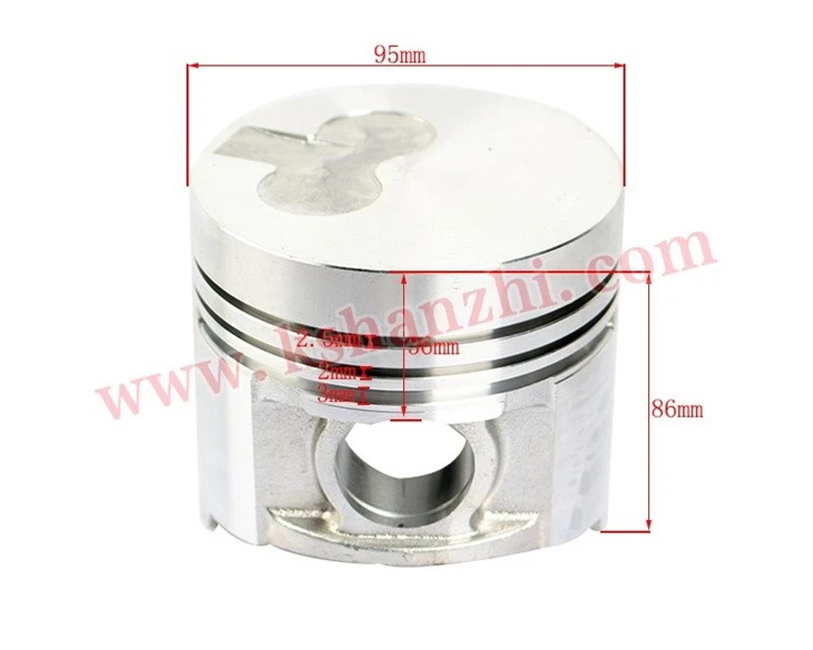 Hanzhi Spare Parts 12010-6T005 Piston STD For Nissan Forklift TD27, 4 Pieces Per Set best