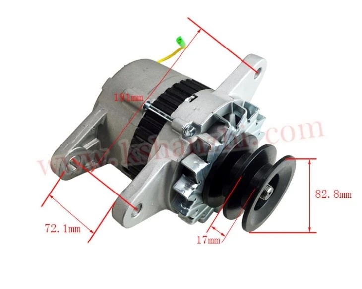 Forklift Parts 6BG1 Alternator Part Number 1-81200365-0, Oem Parts, Kualitas Bagus, Tersedia