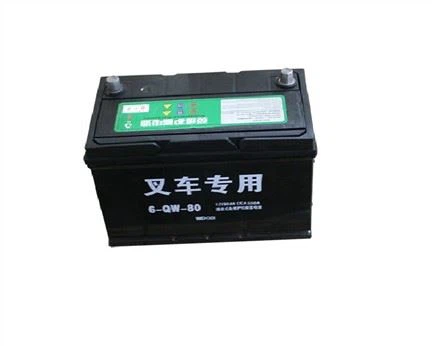 Akumulator, Suku Cadang Forklift 12V/80A Mulai Baterai Bebas Perawatan (QDDPJAC-12V/L)